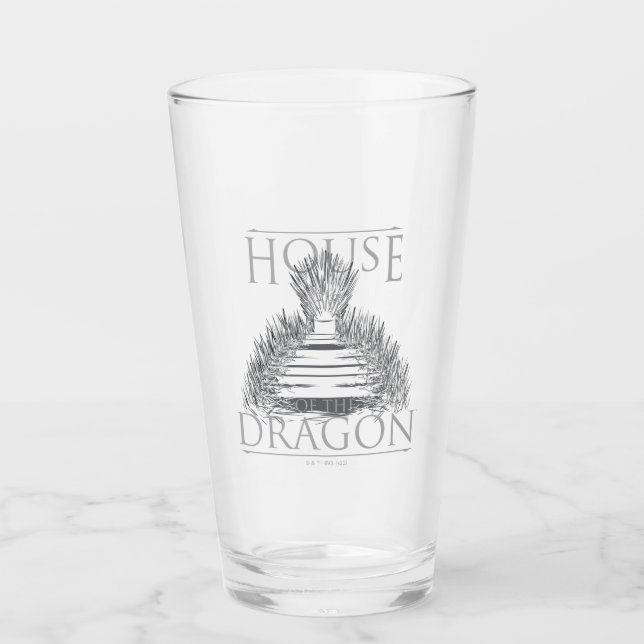 HOUSE OF THE DRAGON Iron Throne | Graphic Glas (Vorderseite)