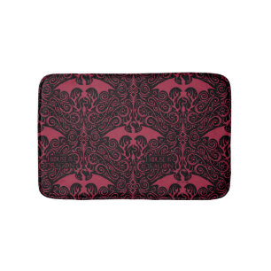 HOUSE OF THE DRAGON Red Dragon Filigree Pattern Badematte