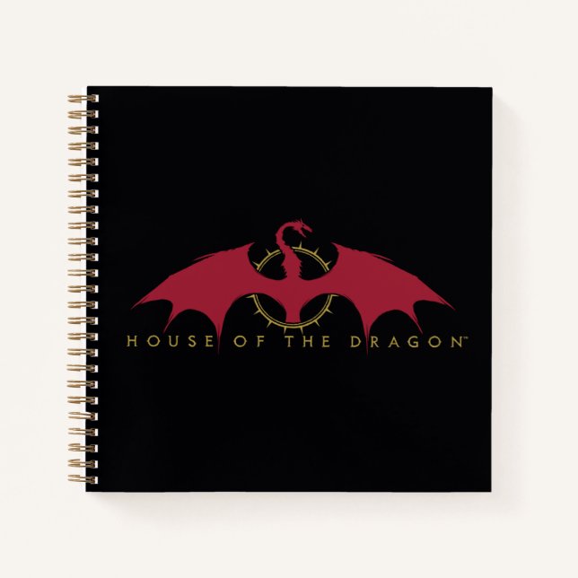 HOUSE OF THE DRAGON Red Dragon Graphic Notizbuch (Vorderseite)