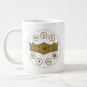 HOUSE OF THE DRAGON Seven Kingdoms Crown Graphic Jumbo-Tasse