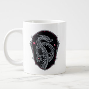 HOUSE OF THE DRAGON Silver Dragon Crest Jumbo-Tasse