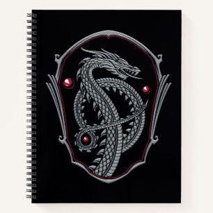 HOUSE OF THE DRAGON Silver Dragon Crest Notizbuch