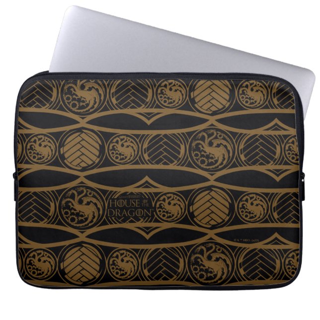 HOUSE OF THE DRAGON Targaryen Stripe Pattern Laptopschutzhülle (Vorderseite)