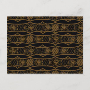 HOUSE OF THE DRAGON Targaryen Stripe Pattern Postkarte