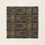 HOUSE OF THE DRAGON Targaryen Stripe Pattern Schal<br><div class="desc">Check out this stripe featuring alternating hatched circles and House Targaryen crests.</div>