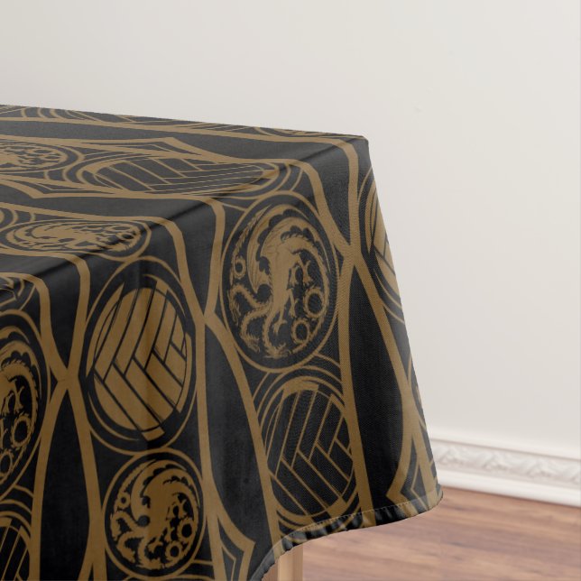 HOUSE OF THE DRAGON Targaryen Stripe Pattern Tischdecke (Beispiel)