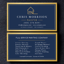 House Painter Metallic Painting Service Visitenkarte