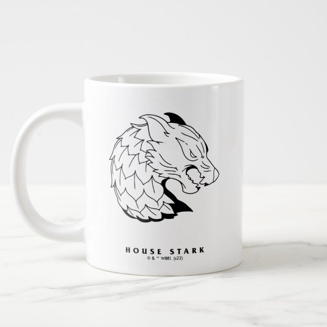 House Stark Icon Jumbo-Tasse (Links)