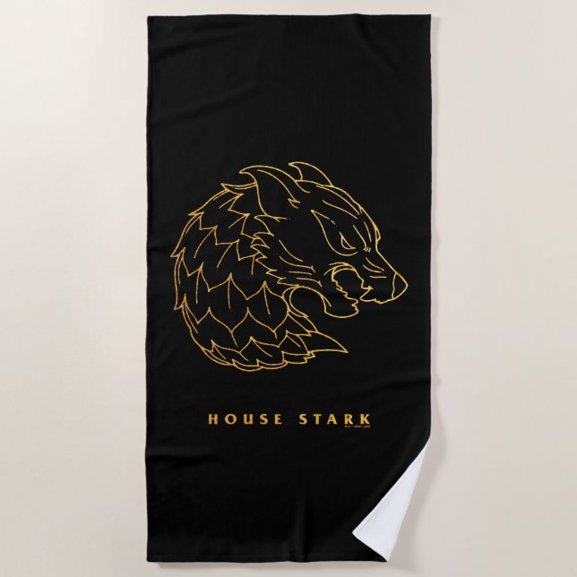 House Stark Icon Strandtuch (Vorderseite)