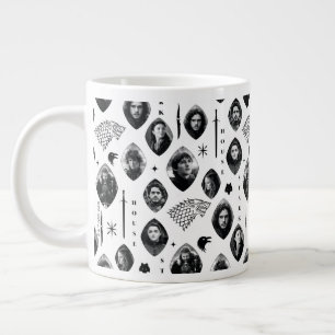 House Stark Icons & Portraits Muster Jumbo-Tasse