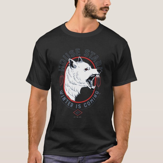 House Stark - Winter kommt T-Shirt (Vorderseite)