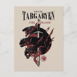 House Targaryen - Feuer und Blut Postkarte