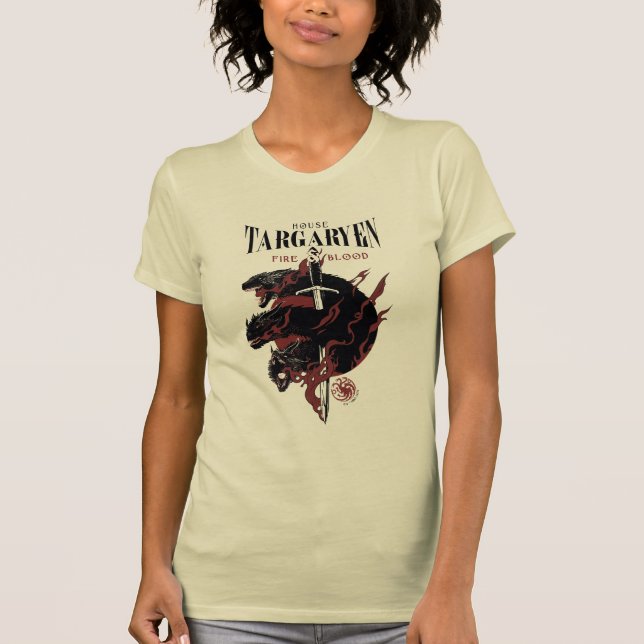 House Targaryen - Feuer und Blut T-Shirt (Vorderseite)