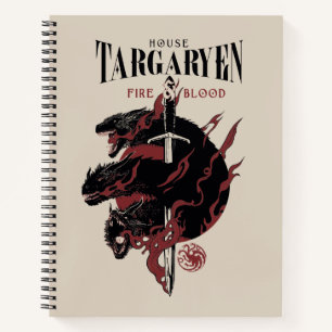 House Targaryen - Fire & Blood Notizbuch
