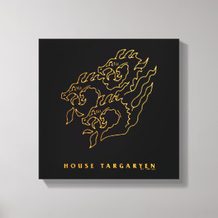 House Targaryen Icon Leinwanddruck