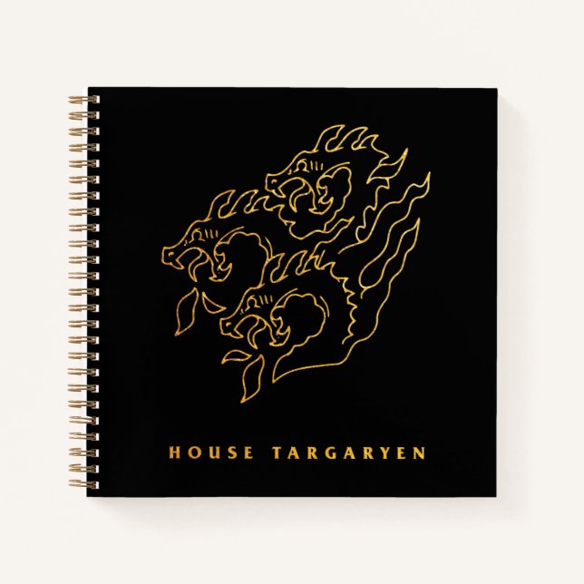 House Targaryen Icon Notizbuch (Vorderseite)