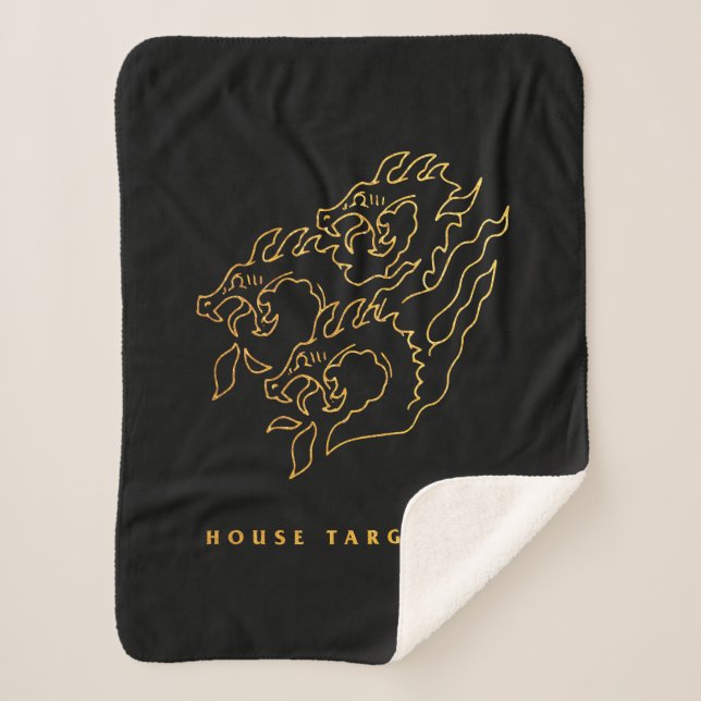 House Targaryen Icon Sherpadecke (Vorderseite)