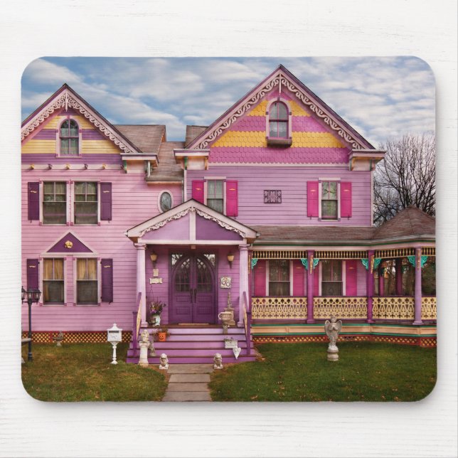 House - Viktorianisch - I Liebe Mousepad (Vorne)