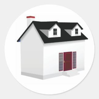 House Zuhause Little House Aufkleber