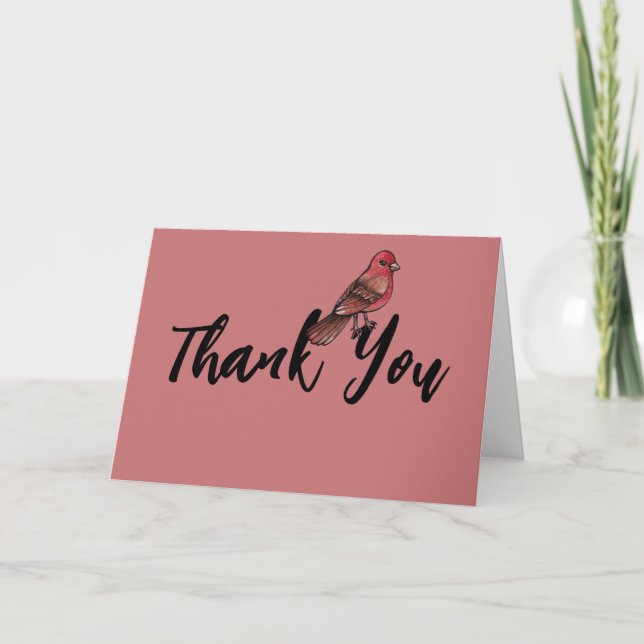 Housefinch Karte (Vorderseite)