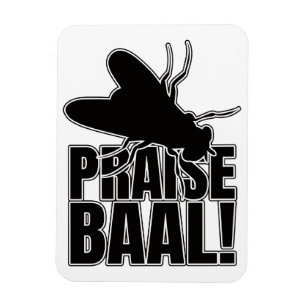 Housefly Baal Fly God - Entomology Geek Magnet