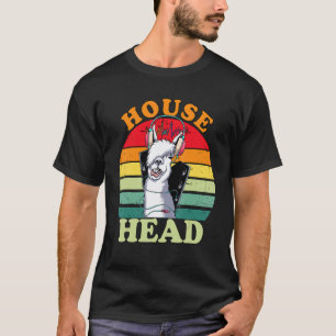 Househead House Musik Edm House Head Lama Dj Alp T-Shirt