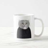 HOUSEKEEPER CAT White Tasse
