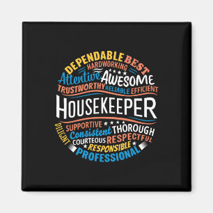 Housekeeper-Geschenke Funny Housekeeping Week Magnet