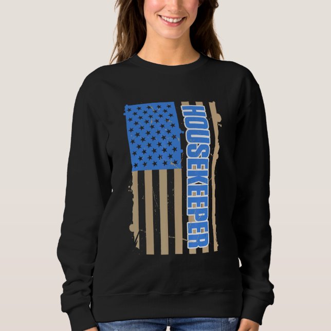 Housekeeper Housekeeping Househelp Service 10 Sweatshirt (Vorderseite)
