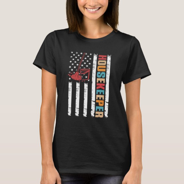 Housekeeper Housekeeping Househelp Service 2 T-Shirt (Vorderseite)