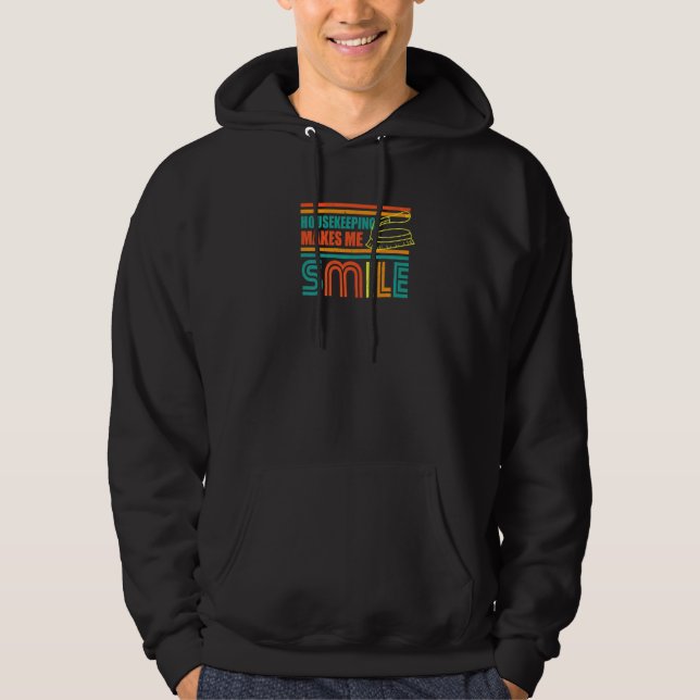 Housekeeper-Sprichwort Hoodie (Vorderseite)