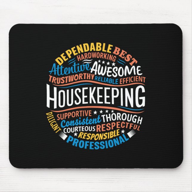 Housekeeping Apprecife Gifts Environmental Serv Mousepad (Vorne)