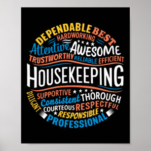 Housekeeping Apprecife Gifts Environmental Serv Poster
