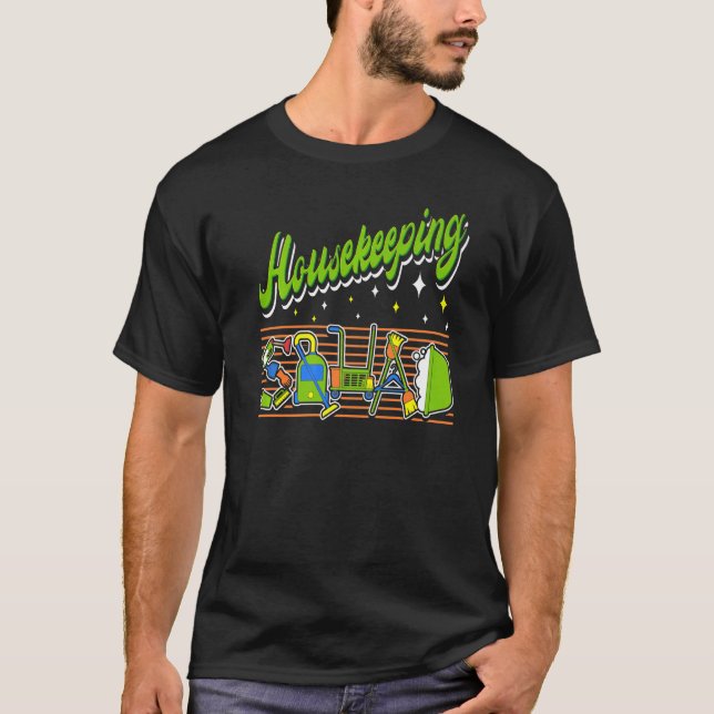 Housekeeping Squad Cleaning House Cleaner Housekee T-Shirt (Vorderseite)