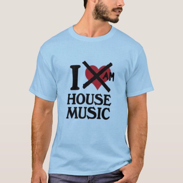 housemusic T-Shirt (Vorderseite)