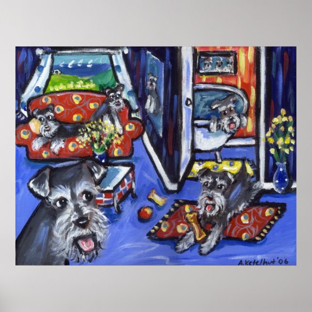 House'o Schnauzers Poster (Vorne)