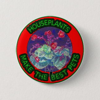 Houseplant-Haustiere Button