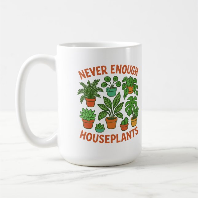 Houseplant Lovers Gift Kaffeetasse (Links)