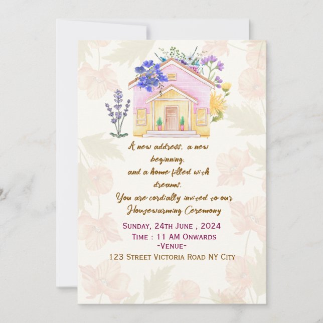 Housewarming Invitations  Einladung (Vorderseite)