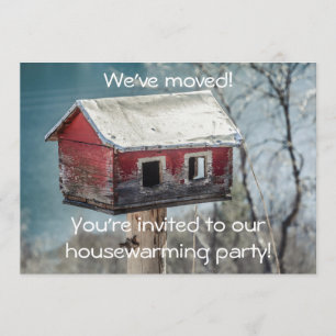 Housewarming-neues Zuhause/Adressen-lustige Einladung