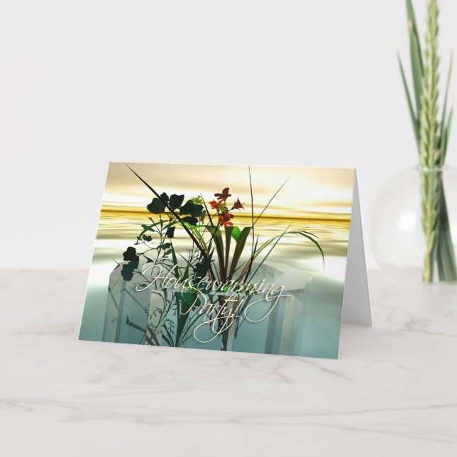 Housewarming-Party Einladung (Vorderseite)