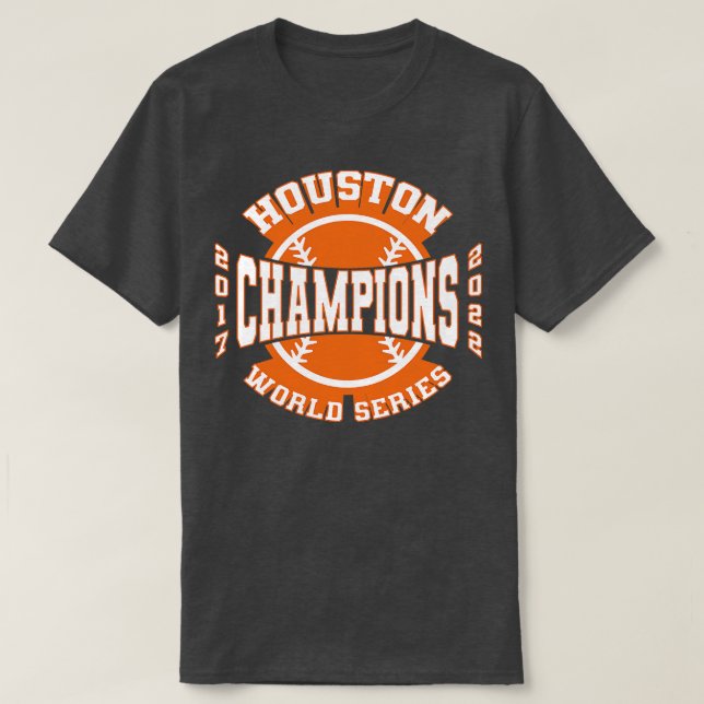 Houston Baseball-Weltmeister T-Shirt (Design vorne)