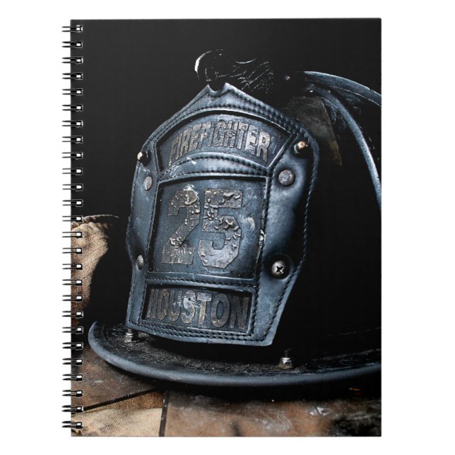 Houston-Feuerwehrmann-Notizbuch Notizblock (Vorderseite)
