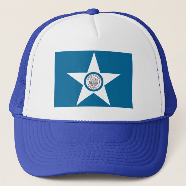 Houston-Flagge Truckerkappe (Vorderseite)