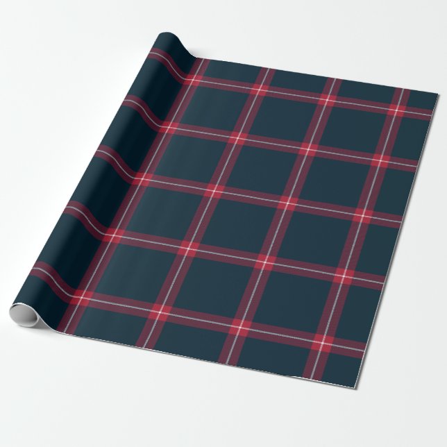 Houston Football Kariert Wrapping Paper Geschenkpapier (Ungerollt)