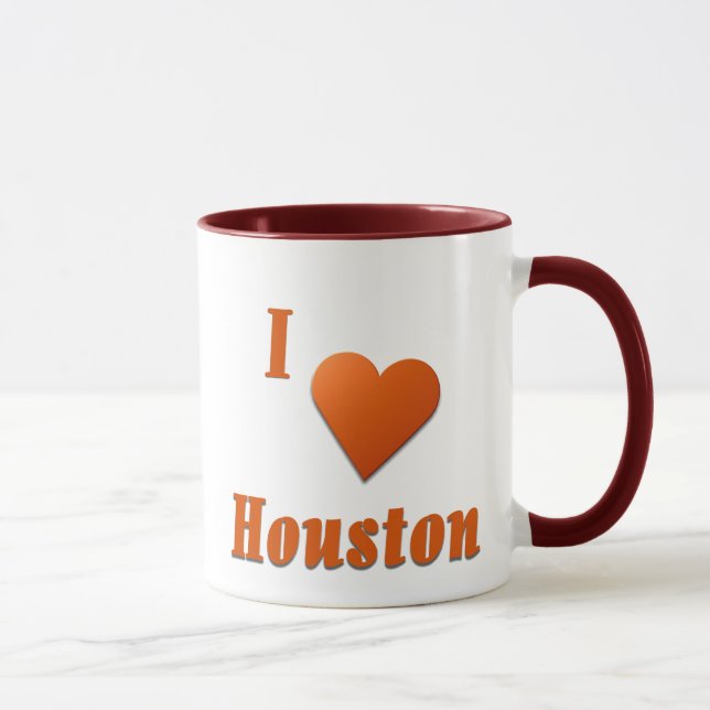 Houston  -- Gebrannte Orange Tasse (Rechts)