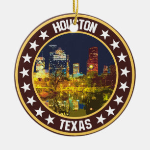 Houston Keramik Ornament
