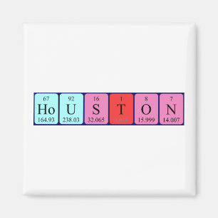 Houston Periodenmagnet Magnet