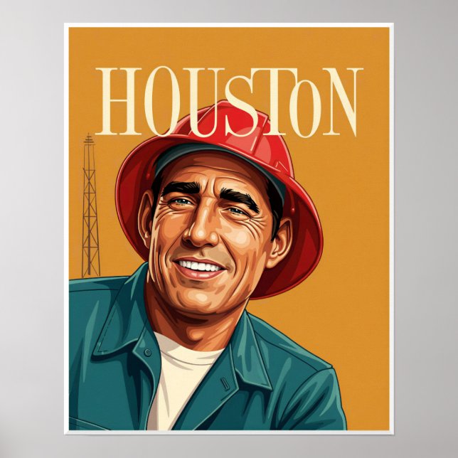 Houston-Plakat Poster (Vorne)