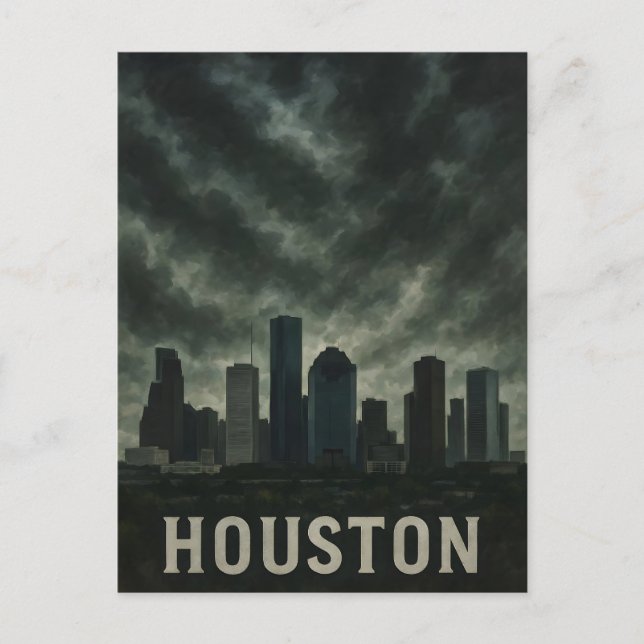 HOUSTON Postcard Postkarte (Vorderseite)